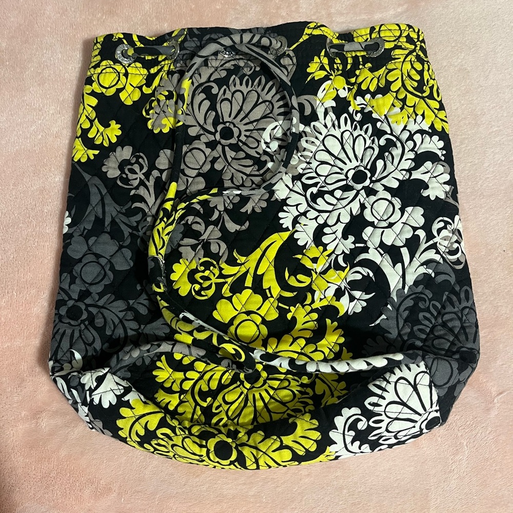 Vera Bradley draw string backpack